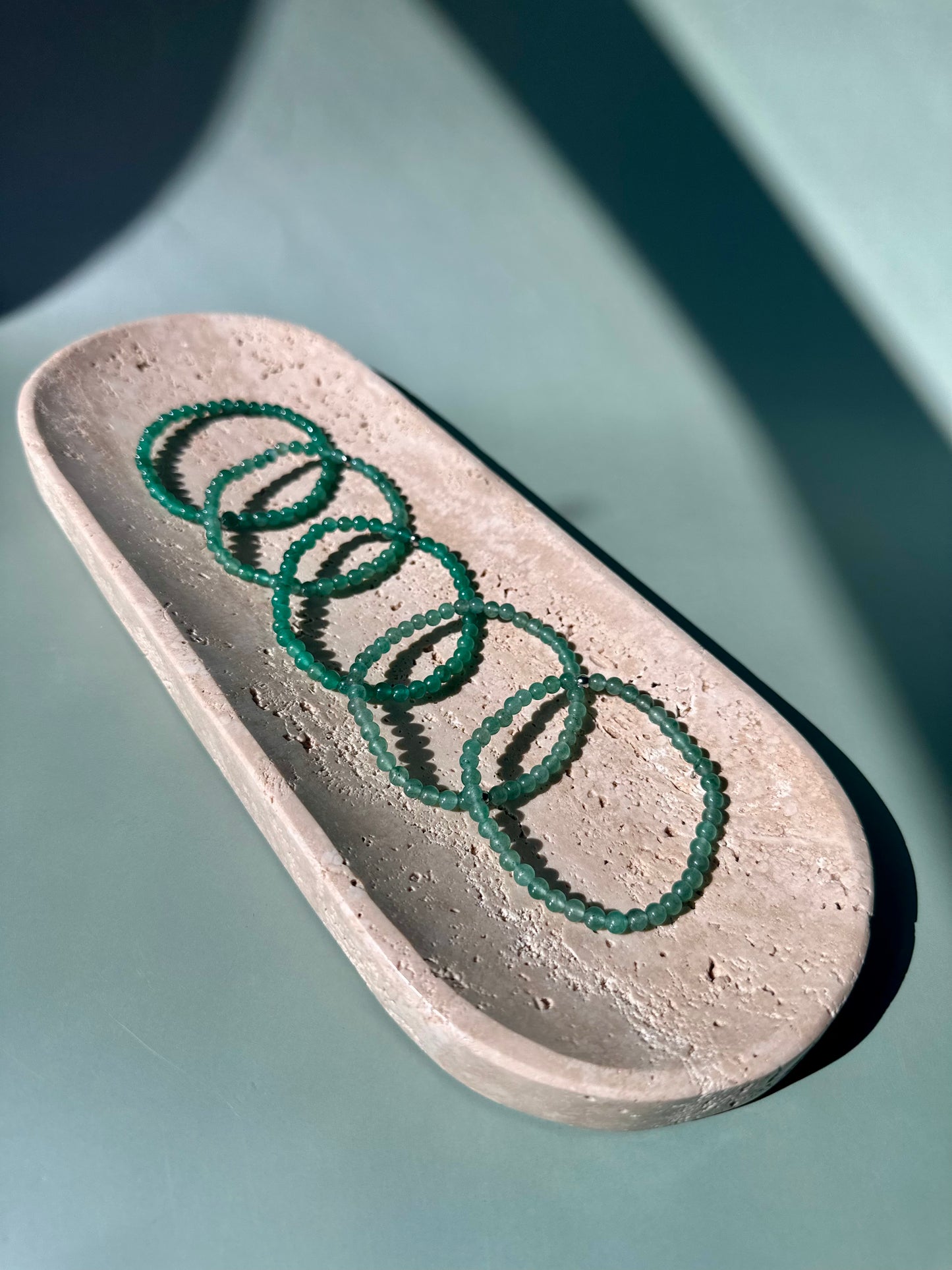 Travertine Long Oval Tray