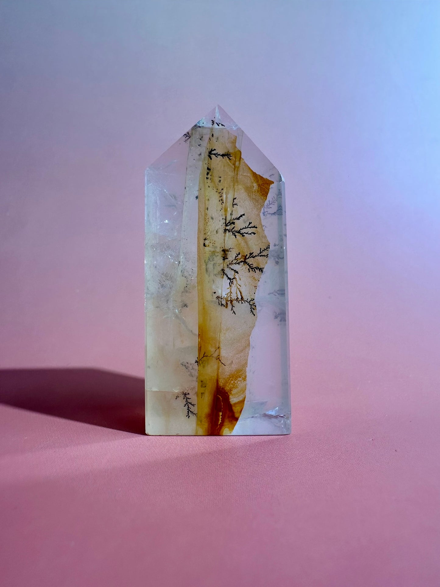 Dendritic Quartz Tower – Option I | Clarity, Wisdom & Earth Energy