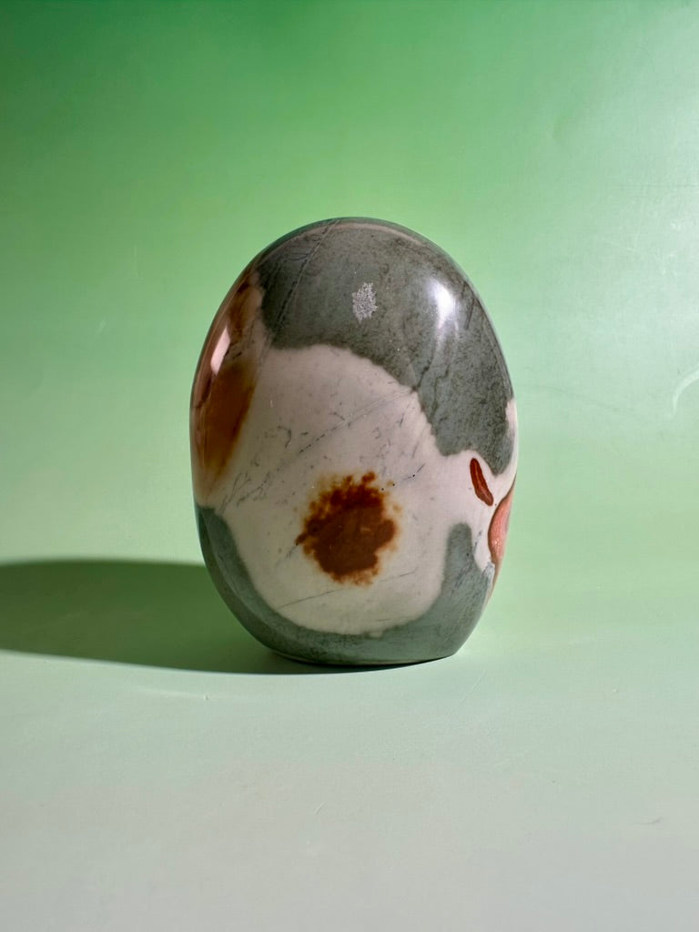 Polychrome Jasper Standing Freeform Option K | Polished Collector Crystal