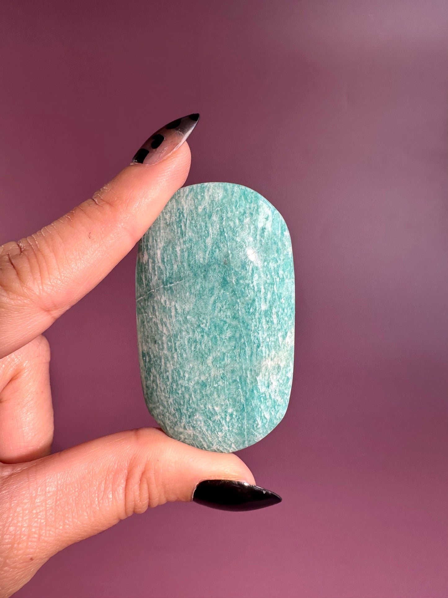 Amazonite Palm Stone