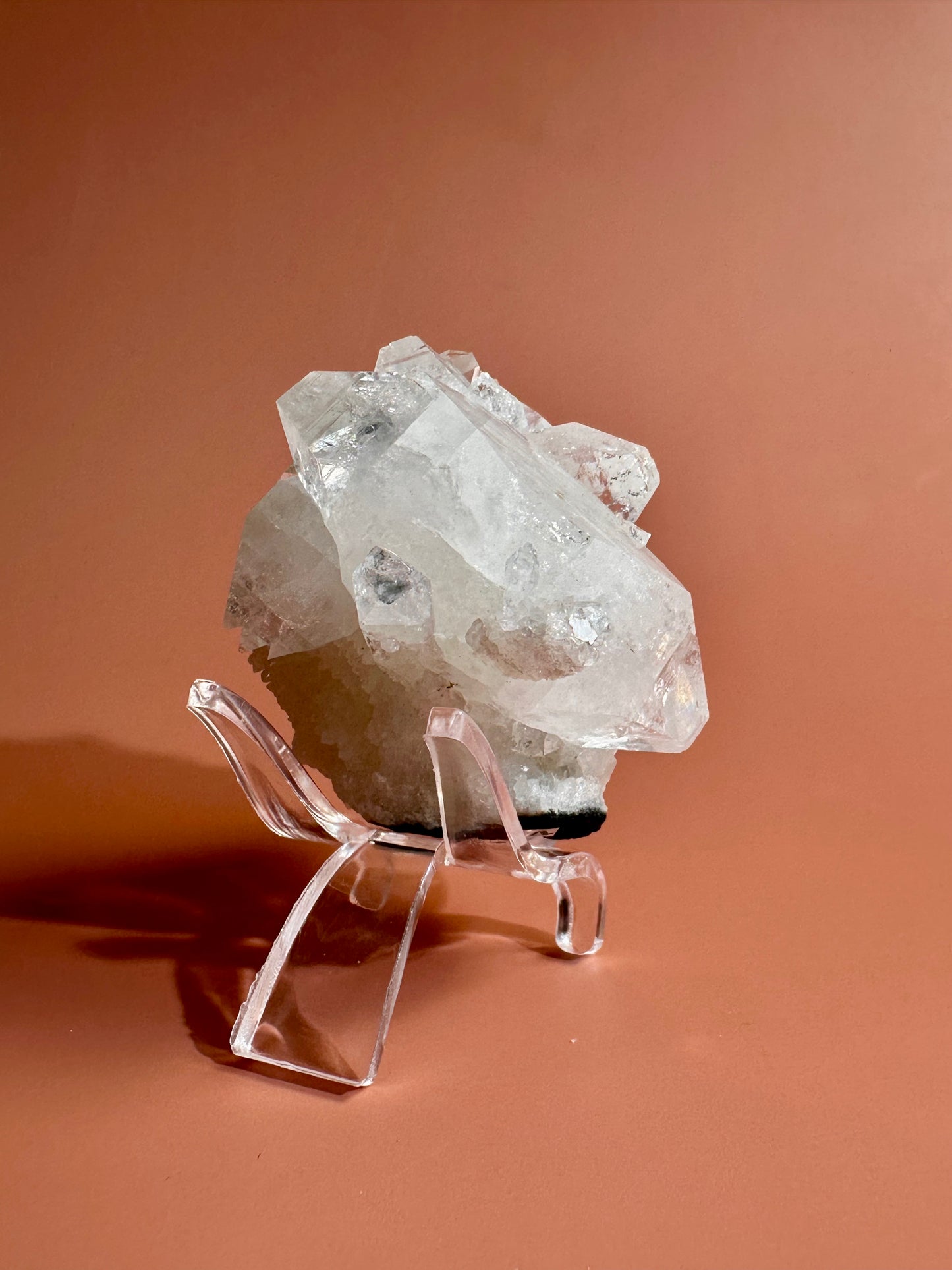 Apophyllite Stilbite Cluster - A