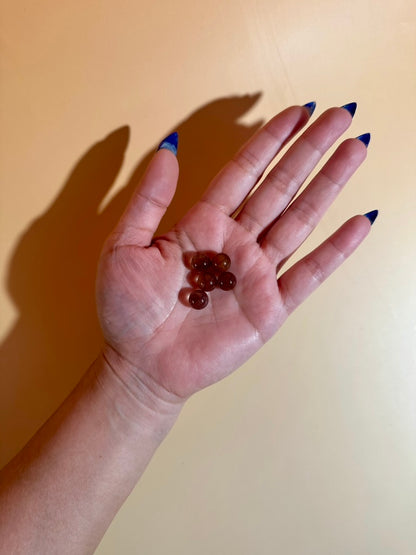 Teeny Copper Rutilated Quartz Sphere | Mini Crystal