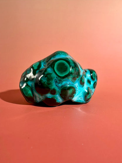 Malachite Chrysocolla Malacolla Polished Specimen Option I | Rare Congo Mineral