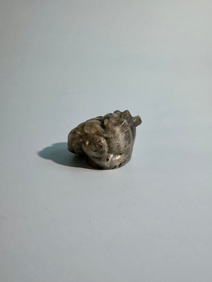 Flashy Labradorite Money Toad – Option B