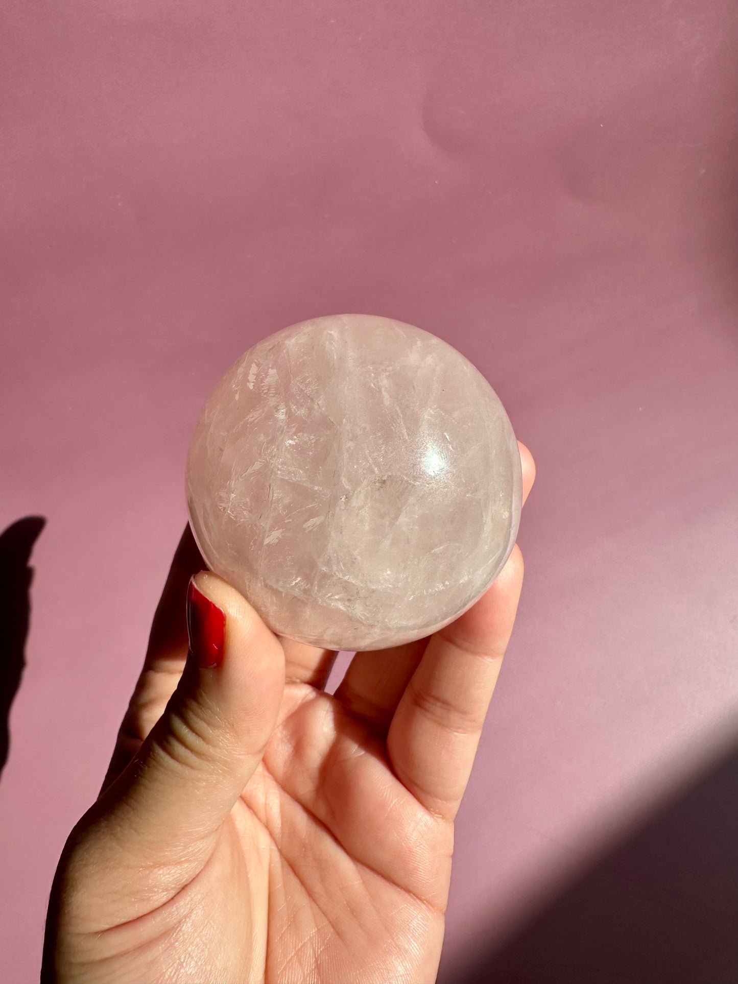 Star Rose Quartz Sphere - C