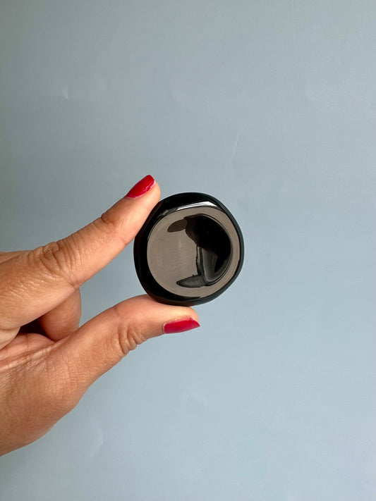 Black Obsidian Worry Stone