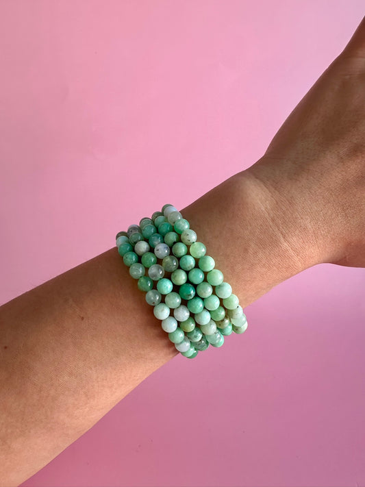 6mm Chrysoprase Bracelet