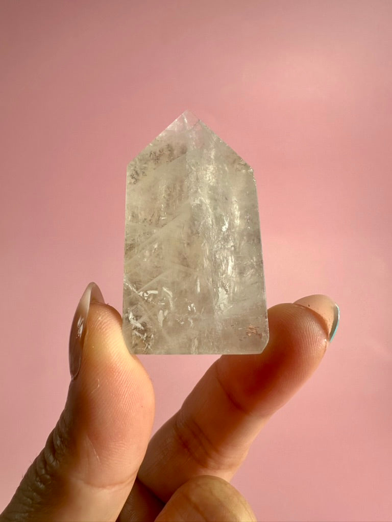 Dendritic Quartz Tower – Option E | Manifestation, Abundance & Earth Energy
