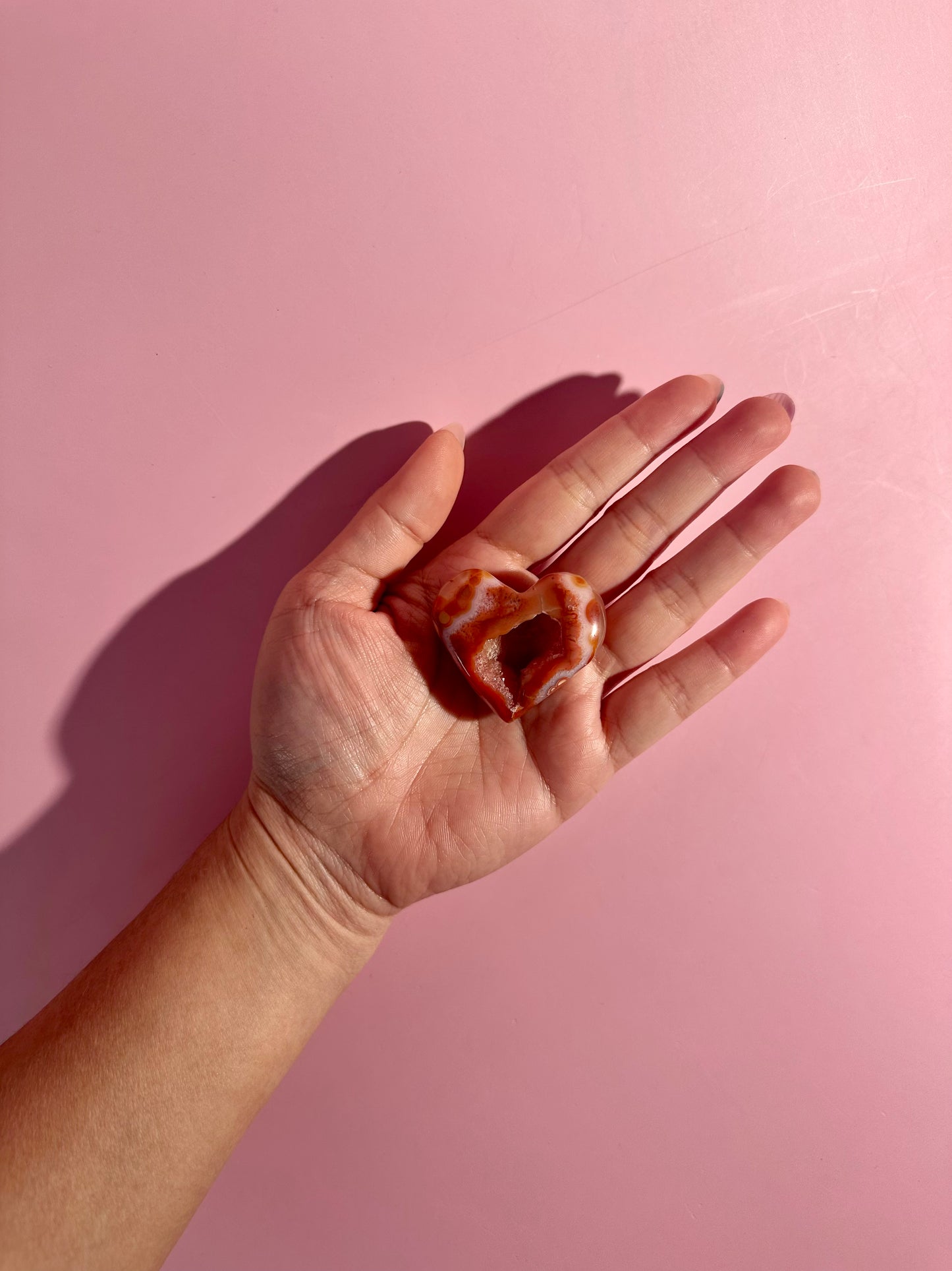 Small Carnelian Heart Option A | Courage, Confidence & Love Crystal