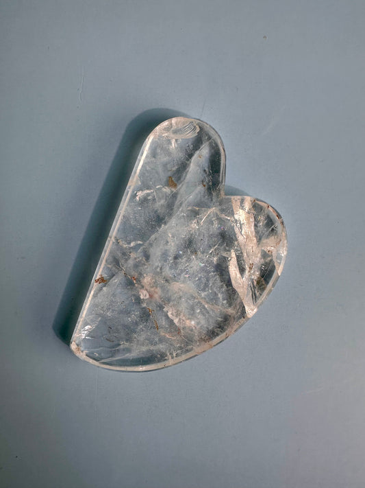 Clear Quartz Gua Sha Tool