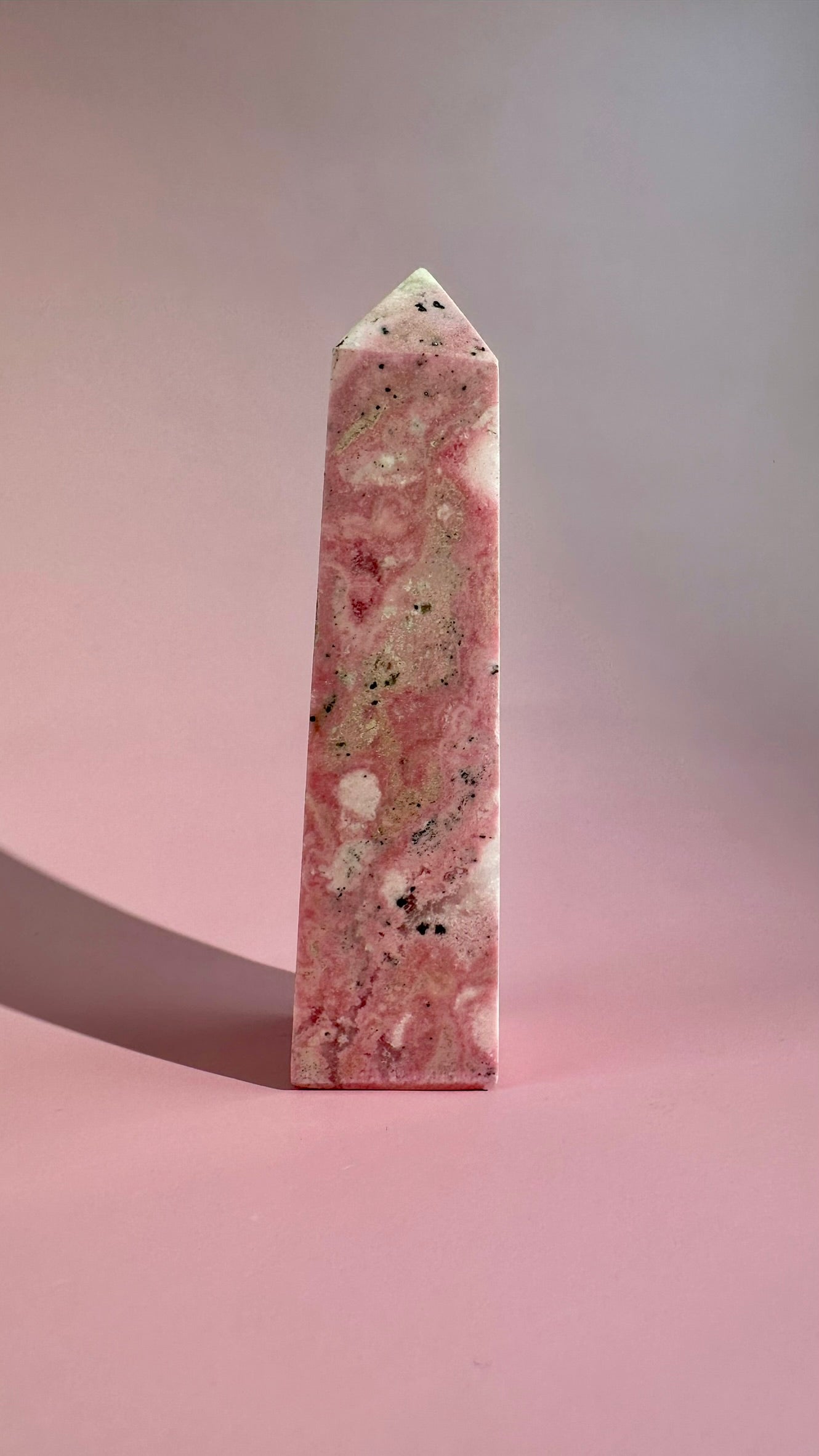 Peruvian Rhodonite Tower – Option A