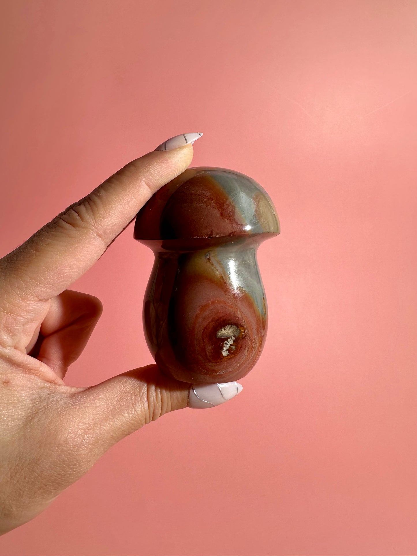 Polychrome Jasper Mushroom – Option D