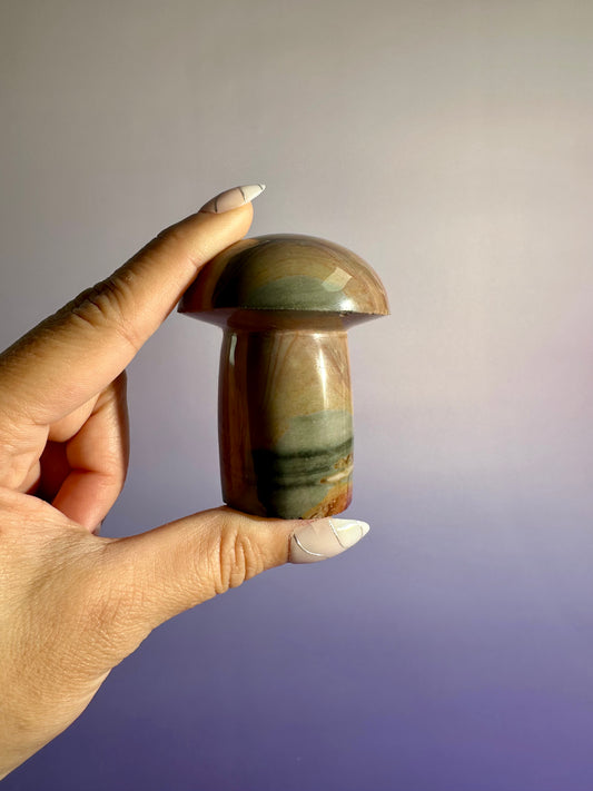 Polychrome Jasper Mushroom – Option C