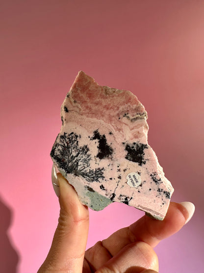 Peruvian Rhodochrosite Slab – Option D