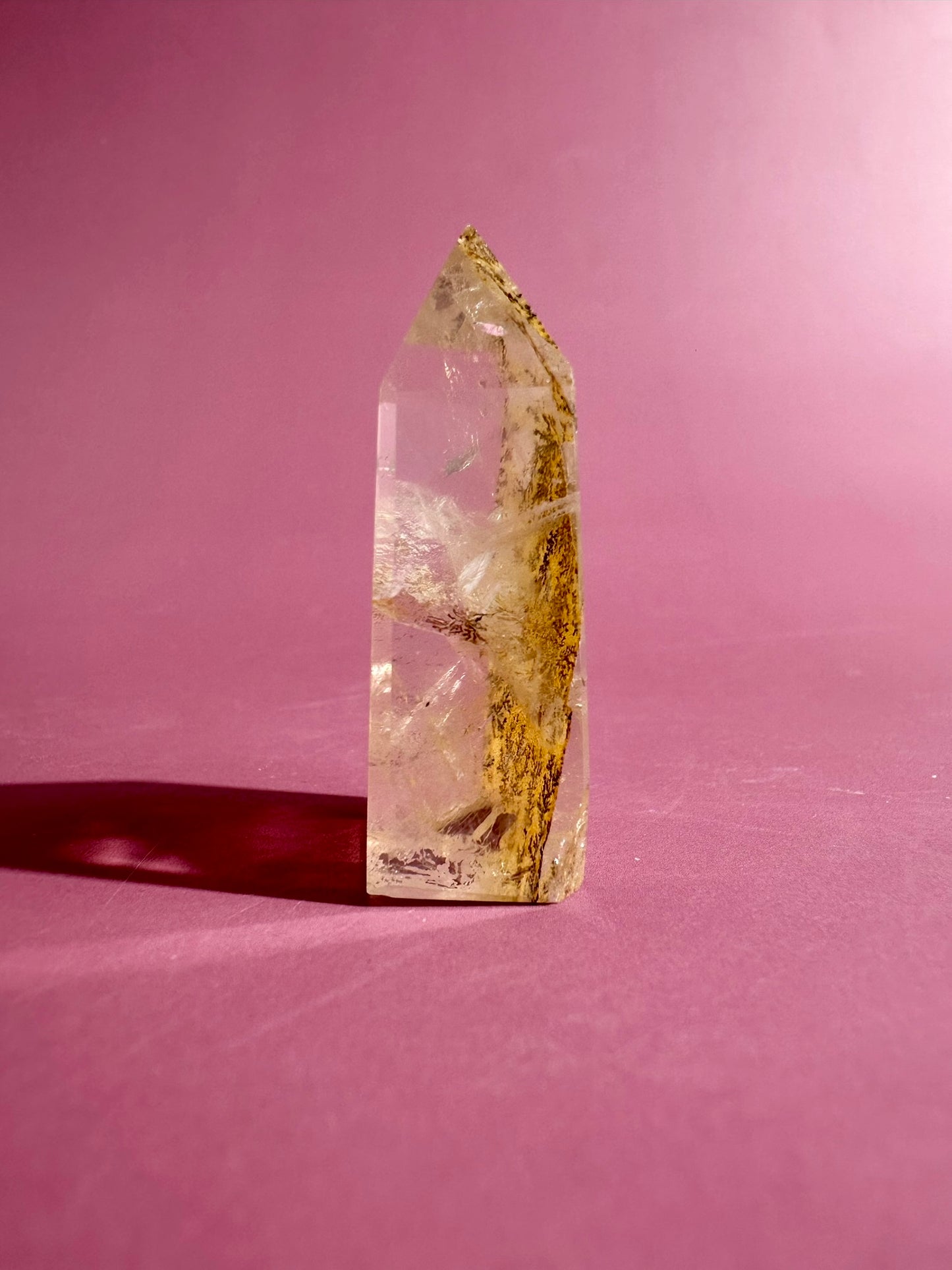 Dendritic Quartz Tower – Option C | Clarity, Balance & Nature Energy