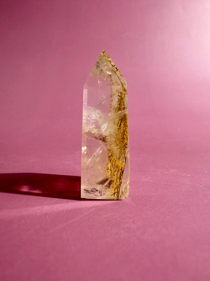Dendritic Quartz Tower – Option C | Clarity, Balance & Nature Energy