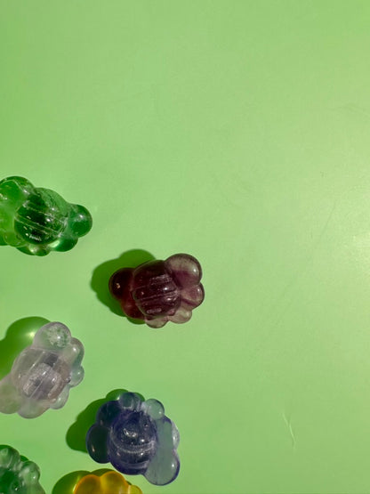 Small Rainbow Fluorite Bee | Crystal Carving