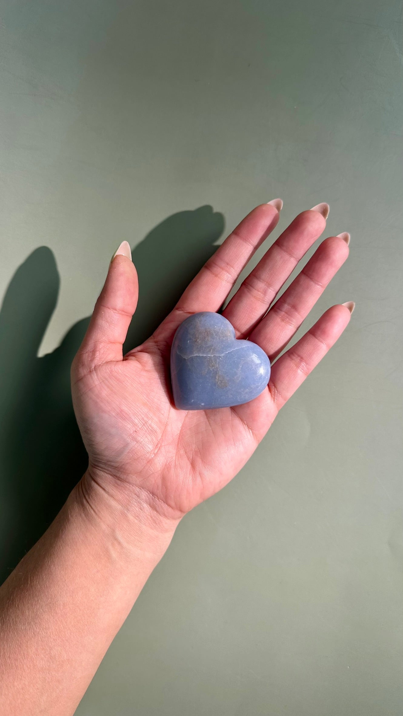 Angelite Heart – Option C