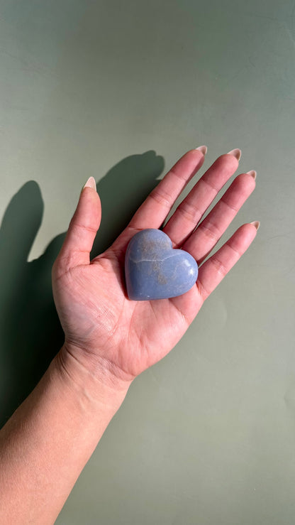 Angelite Heart – Option C