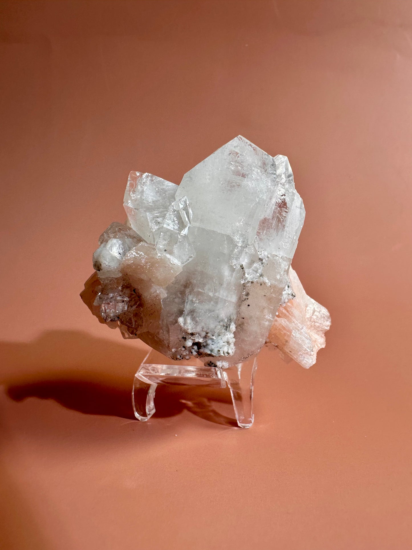 Apophyllite Stilbite Cluster - C