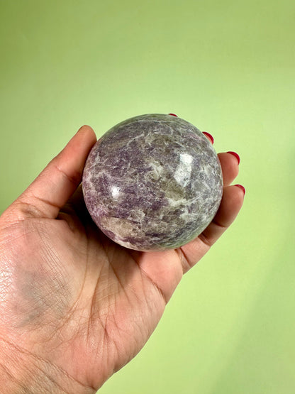 Lepidolite Sphere