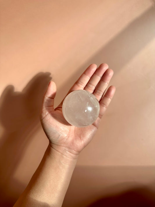 Star Rose Quartz Sphere - D