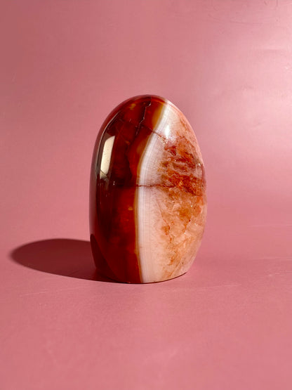 Carnelian Standing Freeform – Option E | Vitality, Creativity & Manifestation Crystal