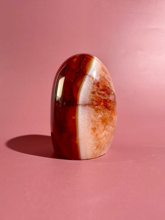 Carnelian Standing Freeform – Option E | Vitality, Creativity & Manifestation Crystal