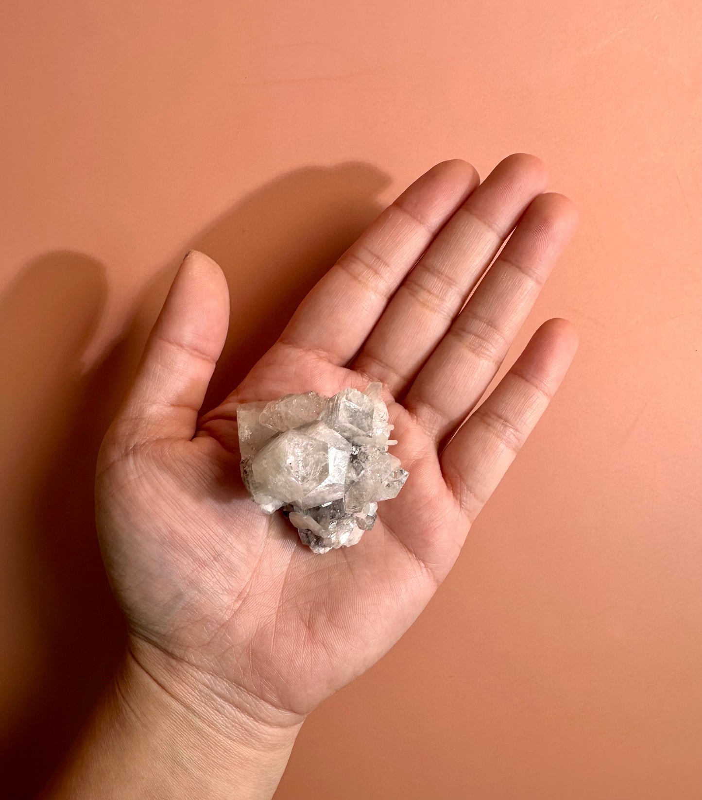 Apophyllite Stilbite Cluster - E