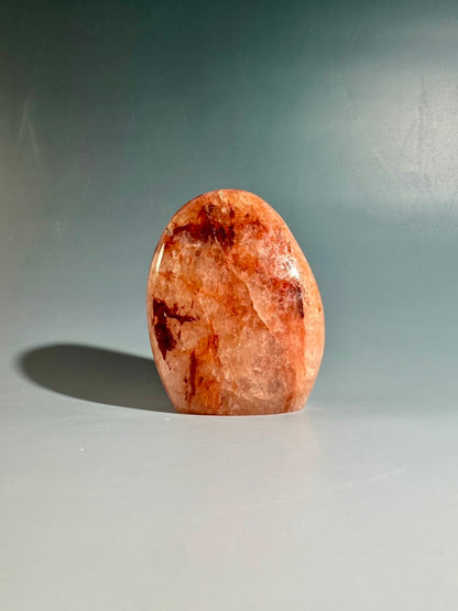 Fire Quartz Standing Freeform Option A | One-of-a-Kind Hematoid Quartz Crystal
