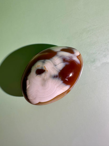 Carnelian Orca Agate Freeform – Option B | Creativity, Joy & Positive Energy
