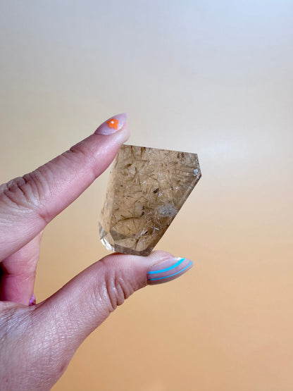 ilver Rutile Quartz Gusher – Option C | Clarity, Intuition & Amplified Energy Crystal
