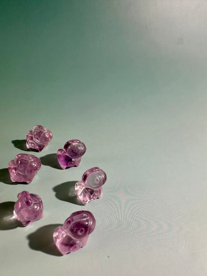 Mini Amethyst Sitting Unicorn | Crystal Carving