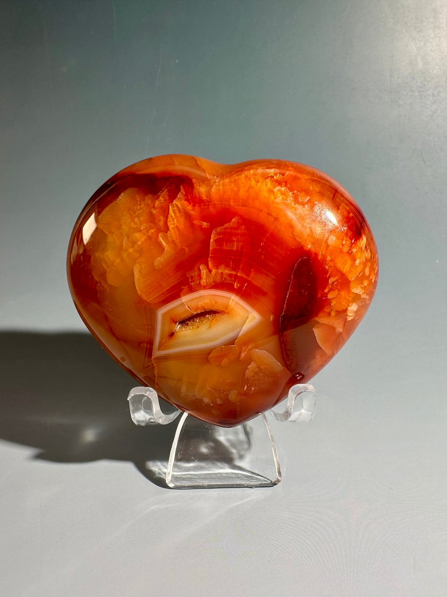 Carnelian Heart – Option C | Abundance, Passion & Collector Crystal