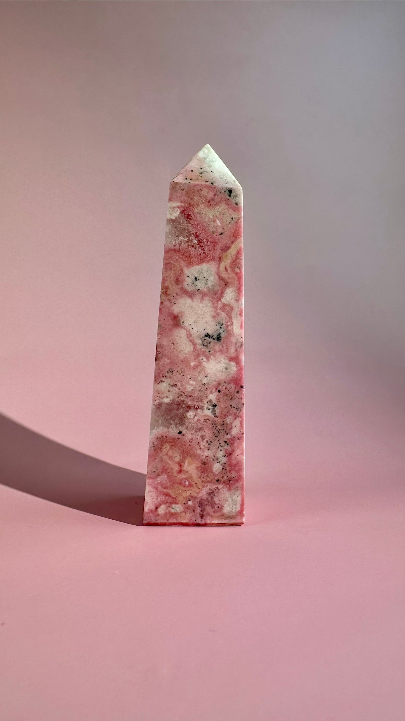Peruvian Rhodonite Tower – Option A