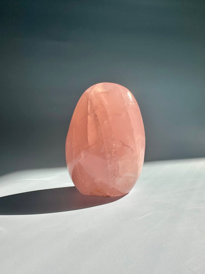 Large Rose Quartz Standing Freeform