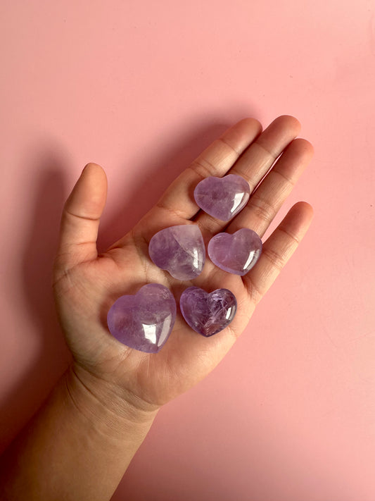 Small Amethyst Heart