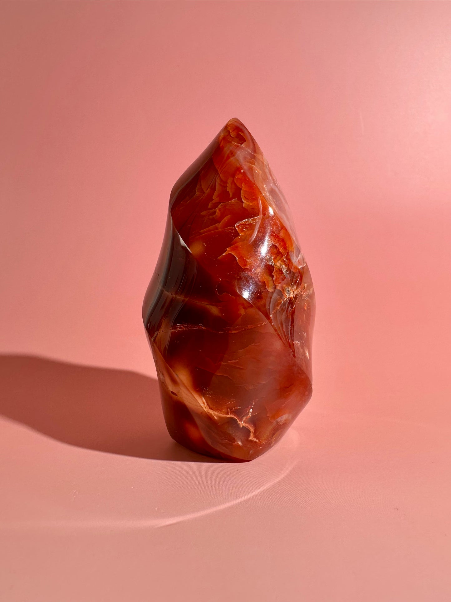 Carnelian Flame – Option D | Strength, Motivation & Grounding Energy