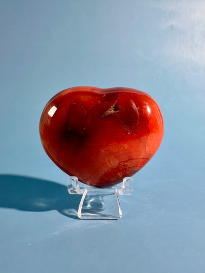 Small Carnelian Heart Option B | Motivation, Passion & Confidence Crystal