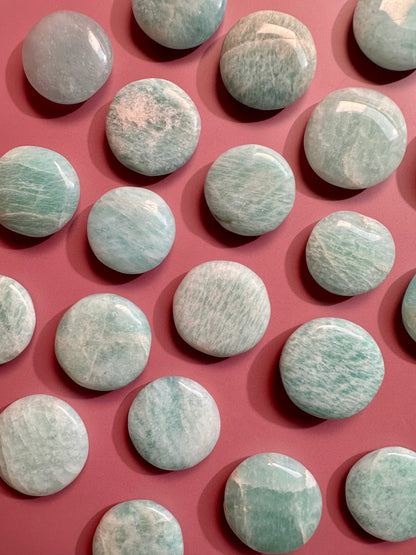 Amazonite Mini Flat Palm