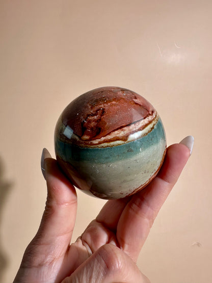 Polychrome Jasper Sphere – Option C