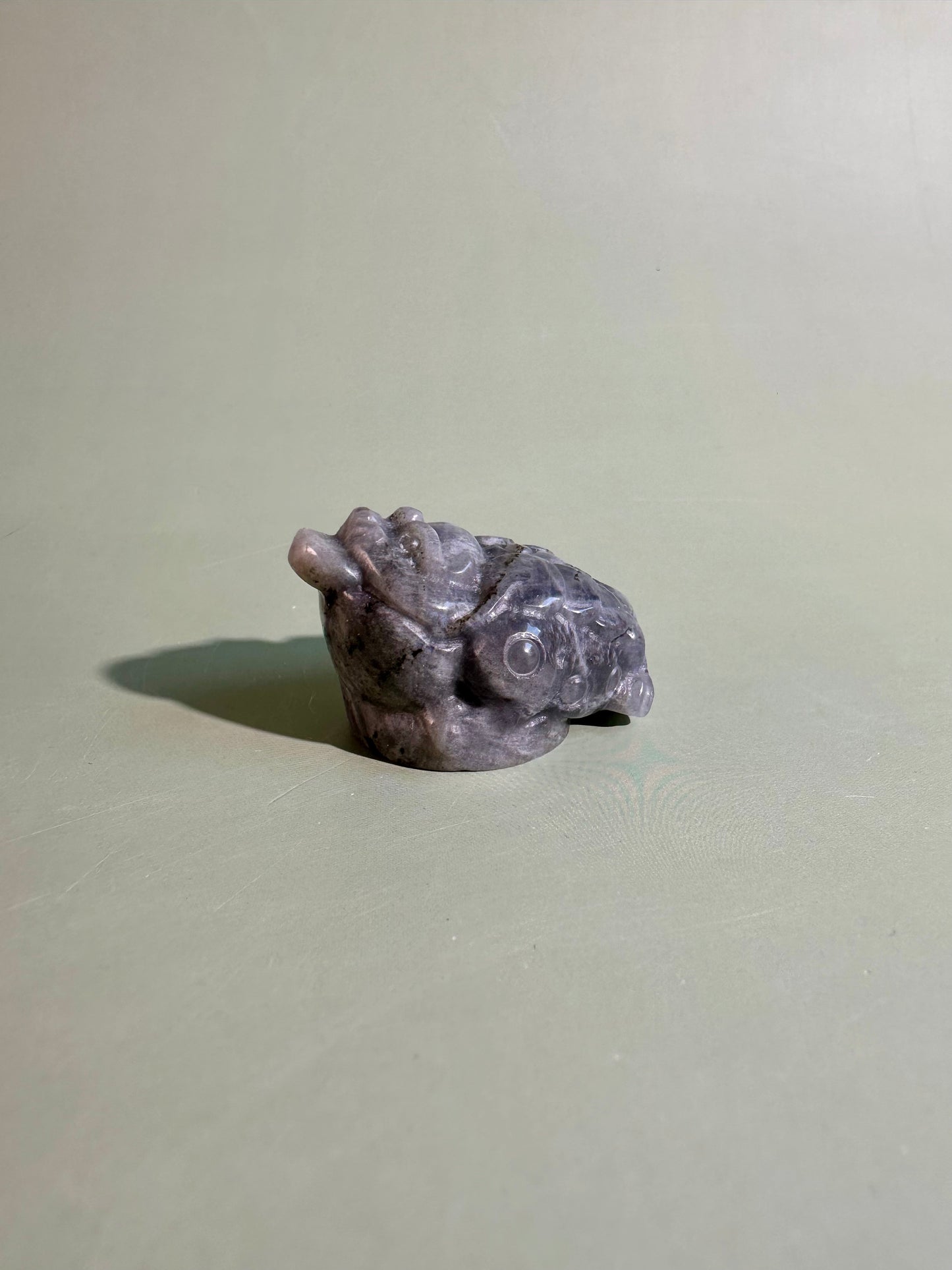 Flashy Labradorite Money Toad – Option C