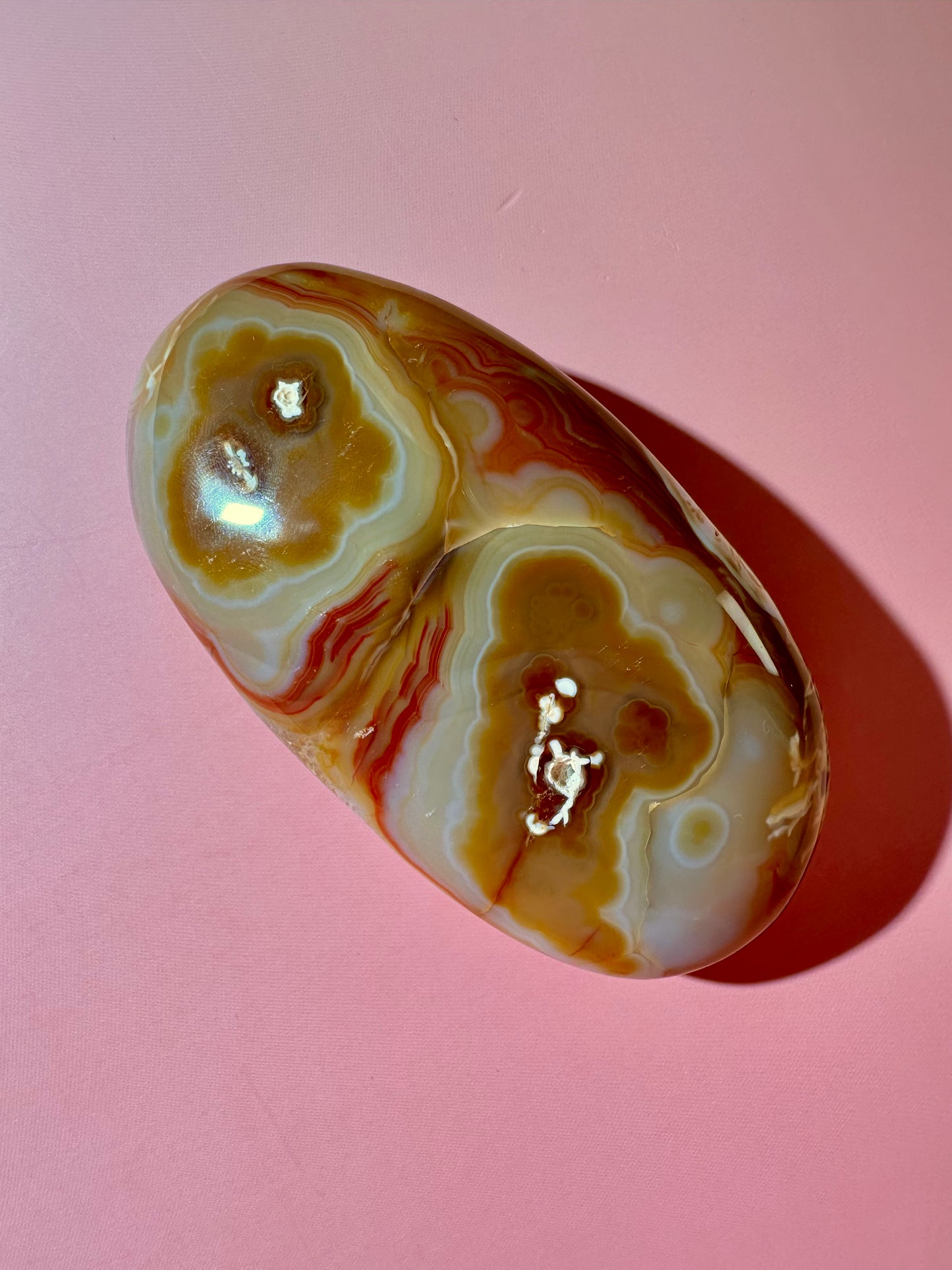 Carnelian Orca Agate Freeform – Option D | Empowerment, Grounding & Natural Beauty Crystal