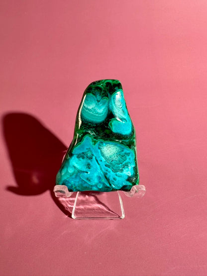 Malachite Chrysocolla Malacolla Polished Specimen Option B | DRC Mineral