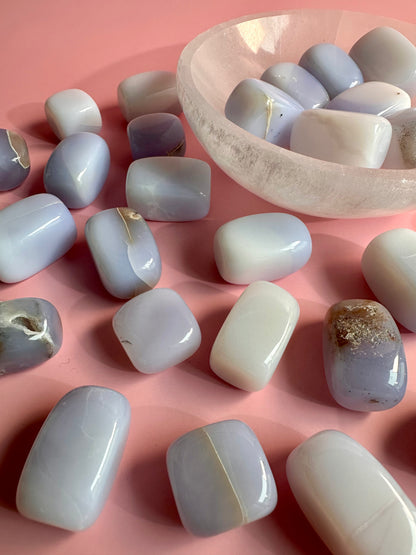 Blue Chalcedony Tumble