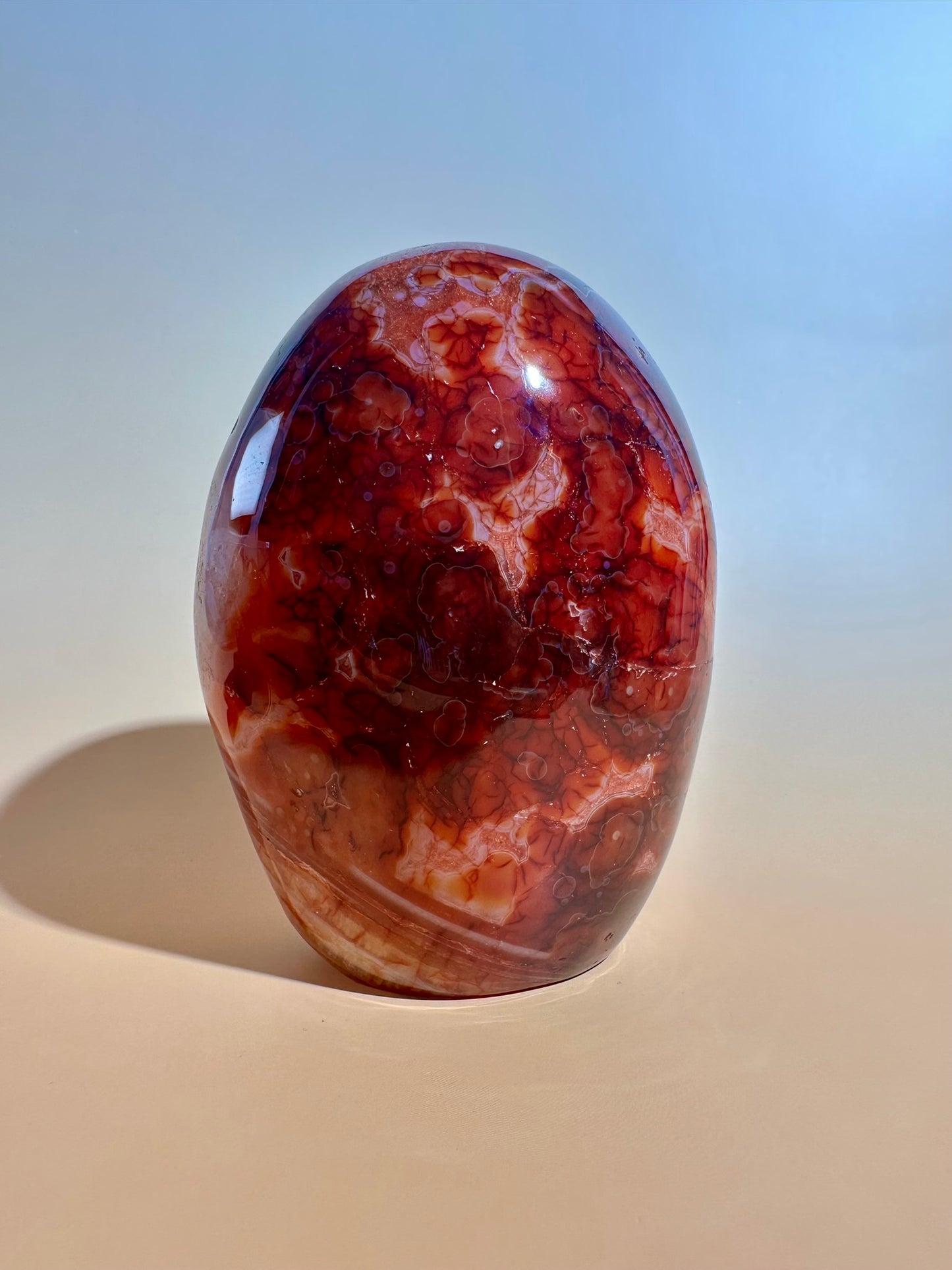 Carnelian Standing Freeform – Option K | Collector Crystal, Confidence, Passion & Vitality