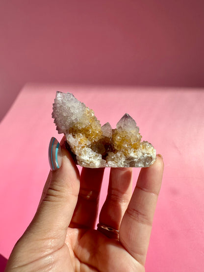 Spirit Quartz Cluster – Option B | Protection, Healing & Unity Energy