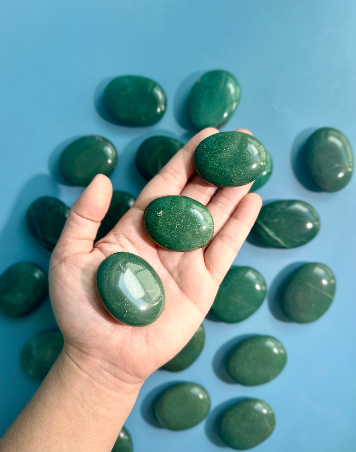 Green Jade Palm Stone