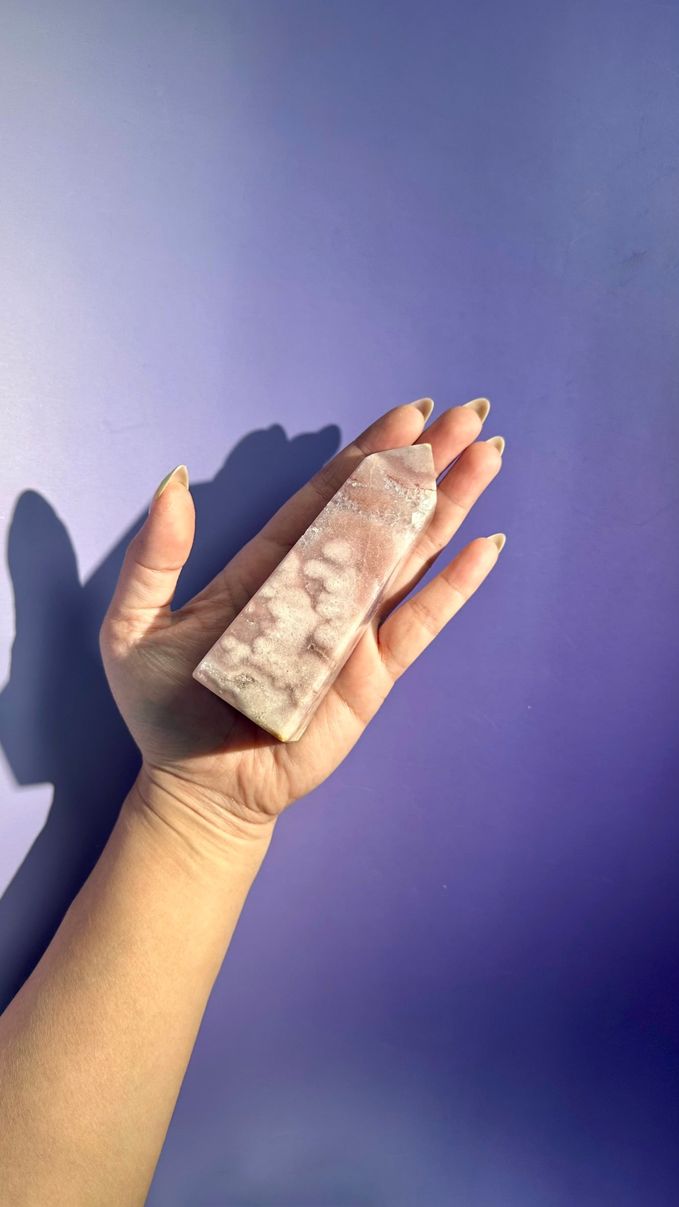 Pink Amethyst Obelisk – Option D