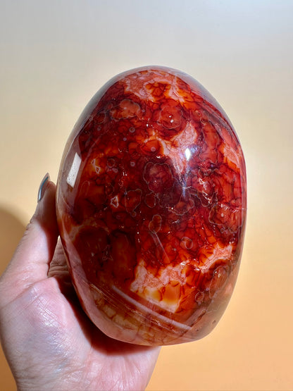 Carnelian Standing Freeform – Option K | Collector Crystal, Confidence, Passion & Vitality